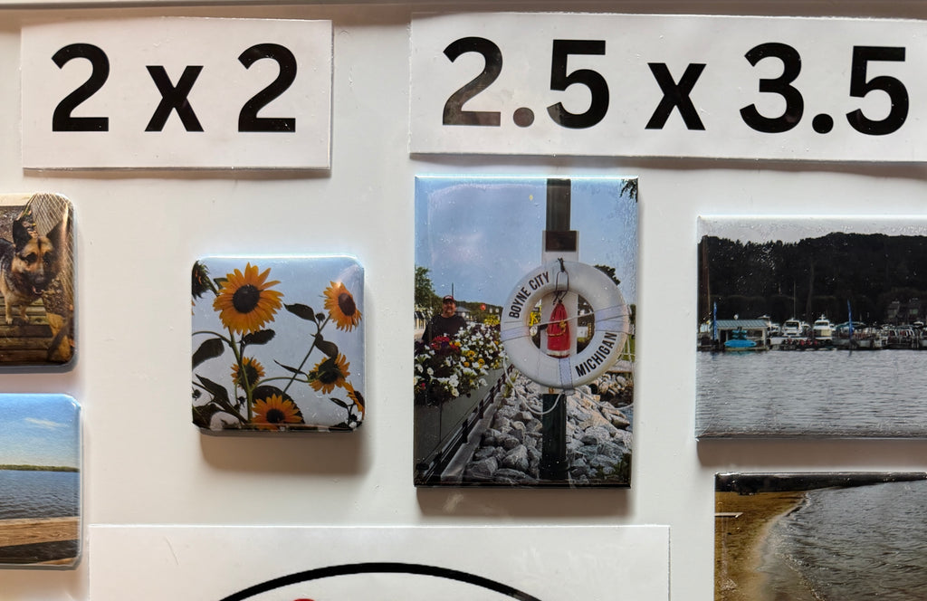 2x2 and 2.5x3.5 Custom Magnets