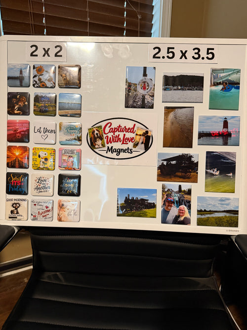 2x2 and 2.5x3.5 Custom Magnets