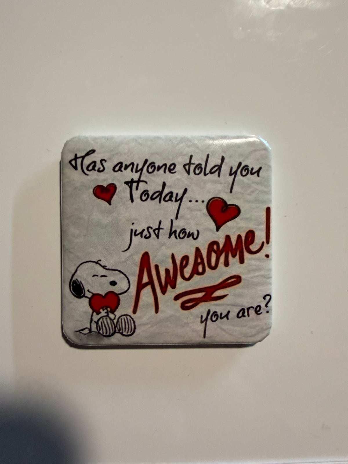You Are Awesome Snoopy Magnet